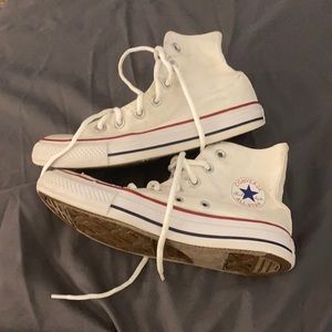 White high top converse